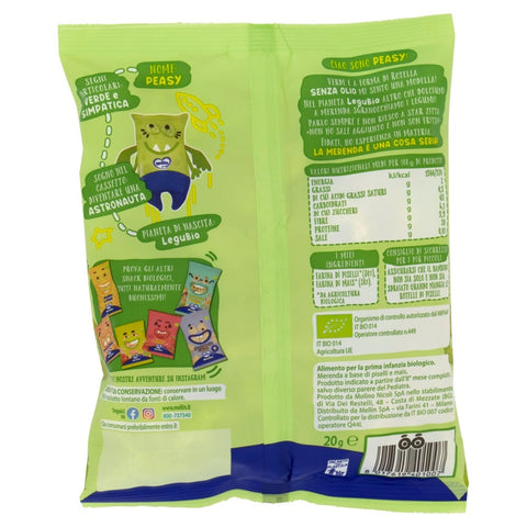 Mellin Rotelle di Piselli pea-based snack 6x20gr