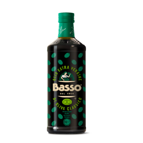 Basso olio extravergine di oliva classico Classic cold-pressed extra virgin olive oil 1L