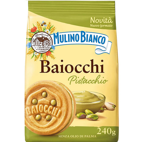 Mulino Bianco Baiocchi al Pistacchio 240g