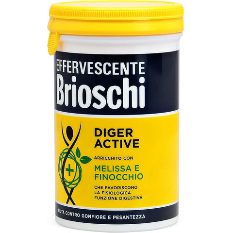 Brioschi - Preparato Granulare Effervescente Diger Active - Digestivo con Melissa e Finocchio 150gr