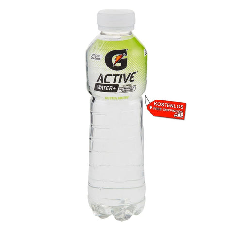 12x Gatorade G-Active Limone Acqua Hydrating Water Lemon 50 c