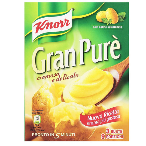 Knorr Gran Purè Cremoso e Delicato Prepared for Gluten Free Mashed Potatoes 225g