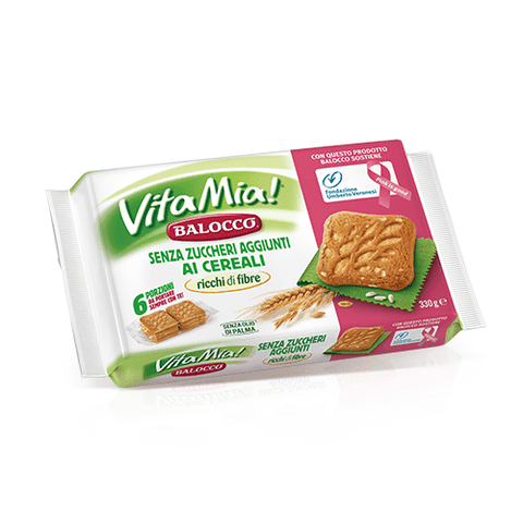 Balocco Vita Mia Cereali Italian biscuits with cereals 330g - Italian Gourmet UK