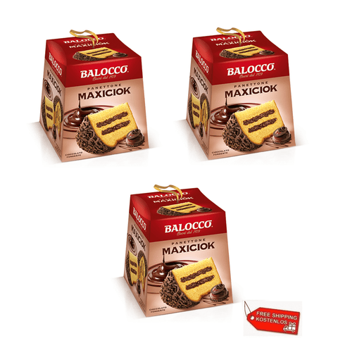 Balocco Christmas Sweets 3x Balocco Panettone Maxiciok 800g 8001100063737