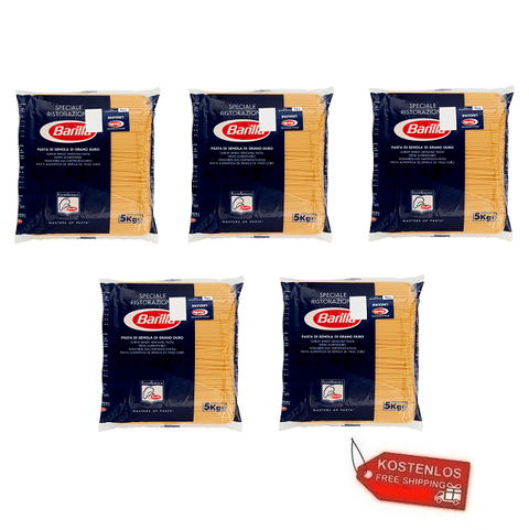 5x Barilla Bavette - Linguine Pasta Speciale Ristorazione 5Kg - Italian Gourmet UK