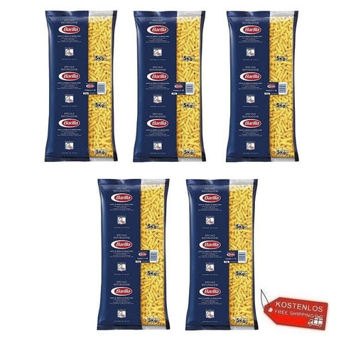 5x Barilla Fusilli Pasta Speciale Ristorazione 5Kg - Italian Gourmet UK