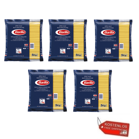 5x Barilla Spaghetti Pasta Speciale Ristorazione 5Kg - Italian Gourmet UK