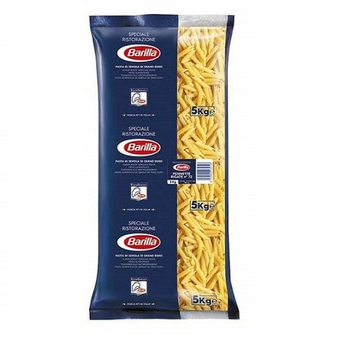 Barilla Pennette Rigate Pasta Speciale Ristorazione 5Kg - Italian Gourmet UK