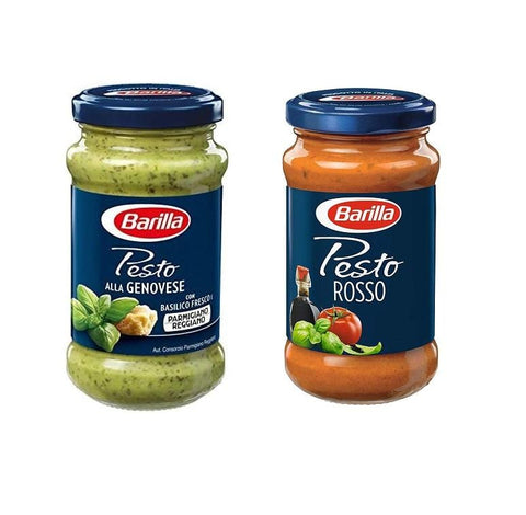 Test pack Barilla Pesto alla Genovese & Rosso - Italian Gourmet UK