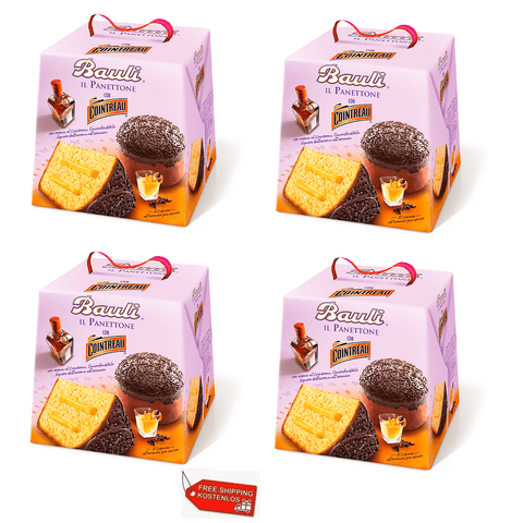 Bauli Christmas Sweets 4x Bauli Panettone Cointreau 750g 8001720424925