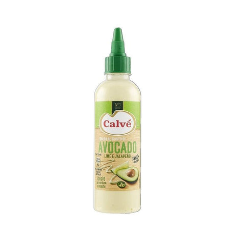 Calvé Salsa Avocado Lime and Jalapeño squeeze sauce 219g - Italian Gourmet UK