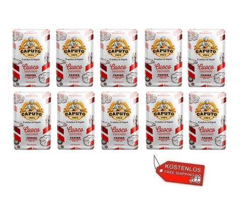 10x Caputo Farina Pizza Flour 00 Cuoco 1Kg - Italian Gourmet UK