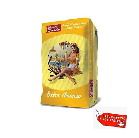 Casillo Semola Extra Arancione durum wheat flour 25kg - Italian Gourmet UK