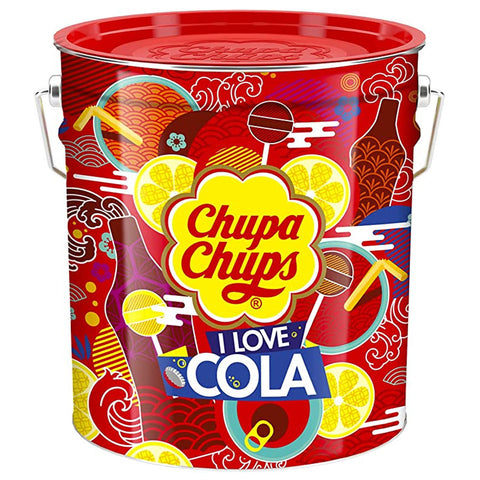 Perfetti CHUPA CHUPS  150 LECCALECCA I LOVE COLA  LOLLIPOPS 150 pieces 1800gr