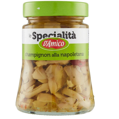 D'Amico Mushrooms D'Amico Funghi Champignon alla Napoletana Neapolitan Champignons Mushrooms 280g 000080640943