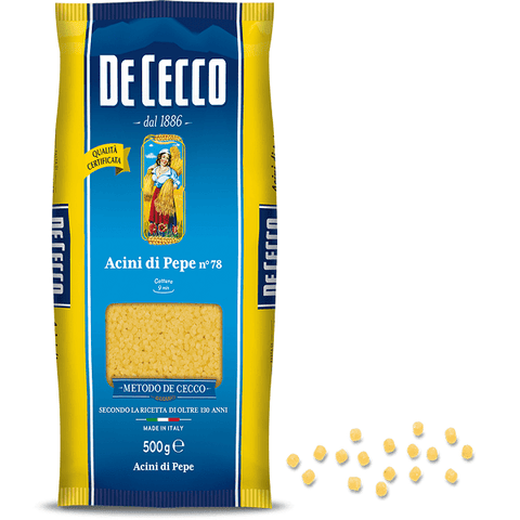 De Cecco Acini di Pepe n. 78 500G - Italian Gourmet UK