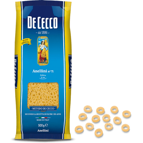 De Cecco Anellini n. 71 500G - Italian Gourmet UK