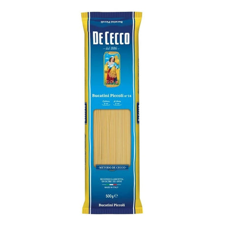 De Cecco Bucatini piccoli pasta 500g - Italian Gourmet UK