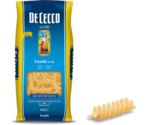 De Cecco Fusilli n. 34 500G - Italian Gourmet UK