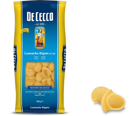 De Cecco Lumache Rigate n. 43 500G - Italian Gourmet UK