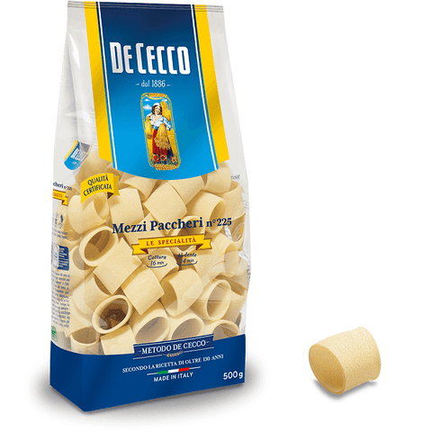 De Cecco Mezzi Paccheri n. 225 500G - Italian Gourmet UK