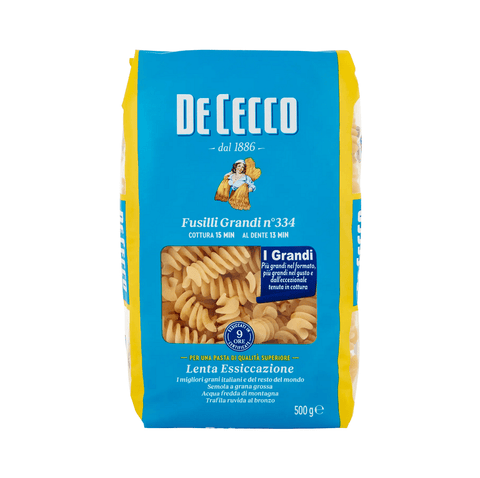 De Cecco Pasta De Cecco Pasta Fusilli Grandi n°334 500g