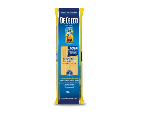 De Cecco Pasta De Cecco Spaghettoni Grandi n°414 Italian Durum Wheat Semolina Pasta 500g