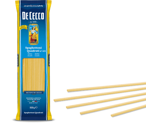 De Cecco Spaghettoni Quadrati n. 413 500G - Italian Gourmet UK