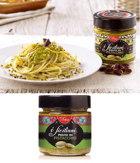 Dolgam Pesto 1x190gr I Siciliani Pistachio pesto 190gr 8008052301221