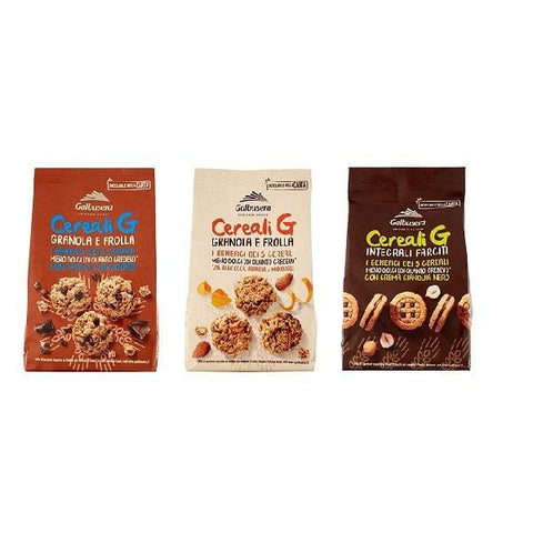 Test pack Galbusera Cereali G 3 gusti - Italian Gourmet UK