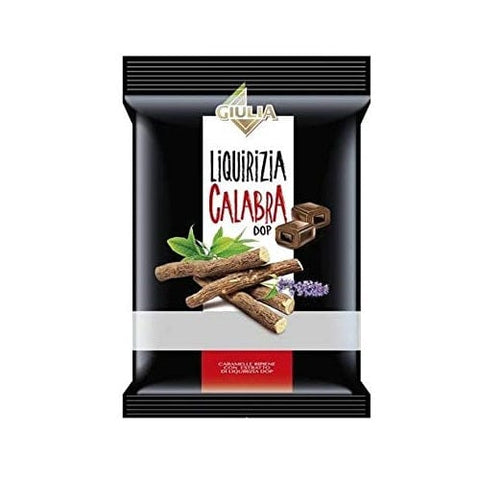 Giulia Caramelle Liquirizia Filled Candies with Liquorice 150g - Italian Gourmet UK