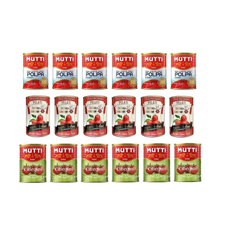 Test pack Italian Gourmet & Mutti Cherry Pulp Peeled Tomatoes 18x400g - Italian Gourmet UK