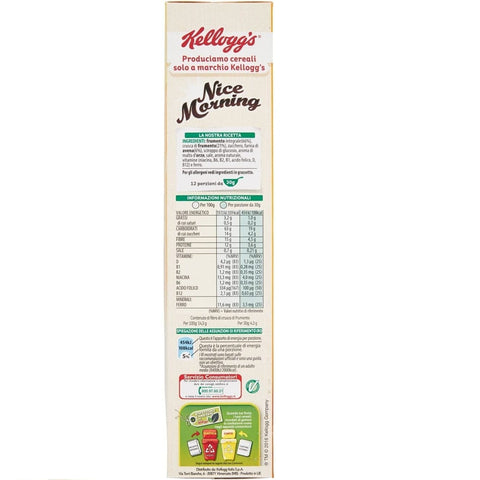 Kellogg Cereals Kellogg's Nice morning Cereals with natural wheat bran fibers 500g 5059319009872