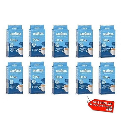 Lavazza Coffee Lavazza Coffee Dek Decaffeinated mega pack 10x250g 8000070011281