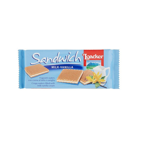 Loacker Wafer 75g Loacker Wafers Sandwich Latte - vaniglia Waffel Milk - vanilla 75g 8000380005574