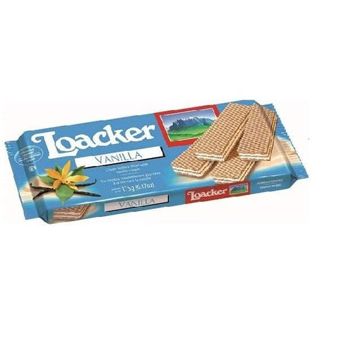 Loacker Wafers Vanille (175g) - Italian Gourmet UK