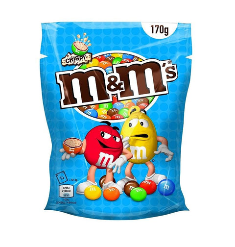 M&M's Crispy Chocolate Candies with Puffed Rice 220g - Italian Gourmet UK