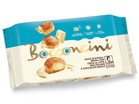 Matilde Vicenzi Sweet snacks 1x100g Matilde Vicenzi Bocconcini pastry snack filled with white chocolate and milk cream 100g 8000350006273