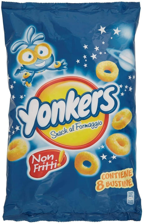 Yonkers multipack CHEESE SNACK 8 bags (120g) - Italian Gourmet UK