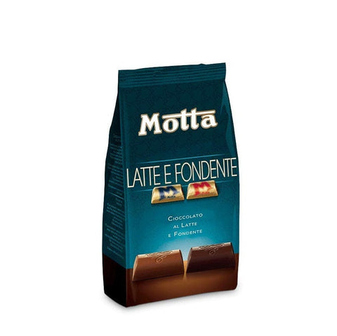 Motta Chocolates Motta Latte e Fondente Cioccolatini Milk and Plain Chocolates Italian Chocolate 150g