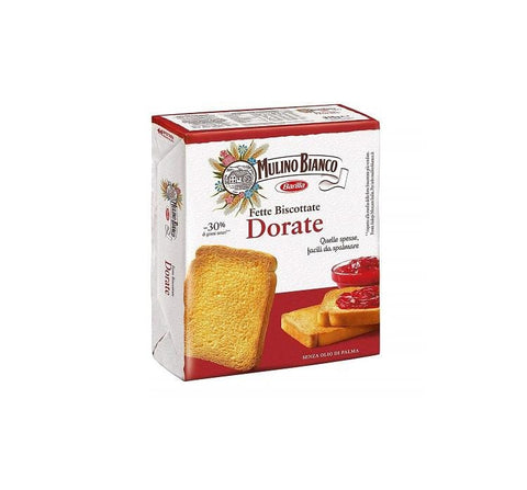 Mulino Bianco Fette Biscottate Dorate Rusks baked bread 315g - Italian Gourmet UK