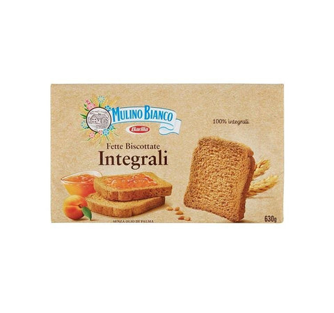 Mulino Bianco Fette Biscottate integrali Rusks Whole Grain Bread 630g - Italian Gourmet UK