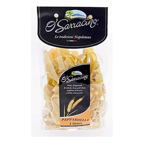 O'sarracino Pappardelle a nido artisan typical Neapolitan pasta 500g - Italian Gourmet UK