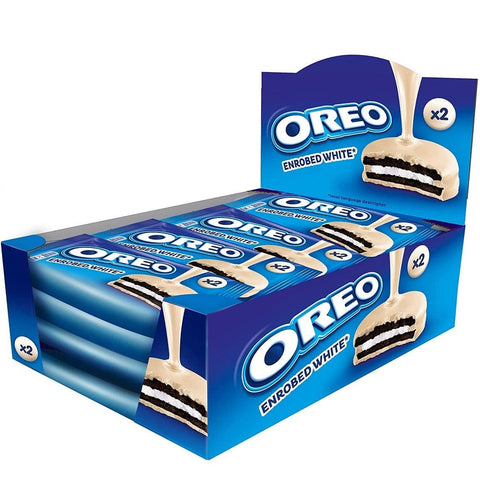 Oreo Biscuits Oreo Bañadas, Cookies with White Chocolate Coating - 24 x 41 g 7622201817770