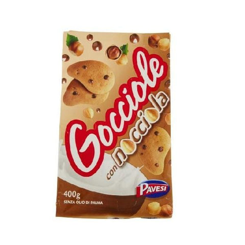 Gocciole Nocciola Italian Hazelnut Biscuits (400g) - Italian Gourmet UK