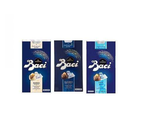 Test pack Baci Perugina Classico Bianco Latte (3x200g) gluten free - Italian Gourmet UK