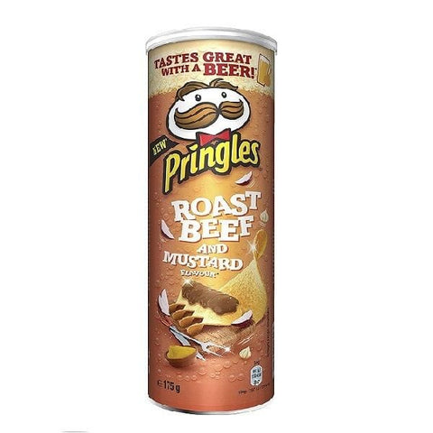 Pringles Roast Beef and Mustard Flavour 6x160g - Italian Gourmet UK