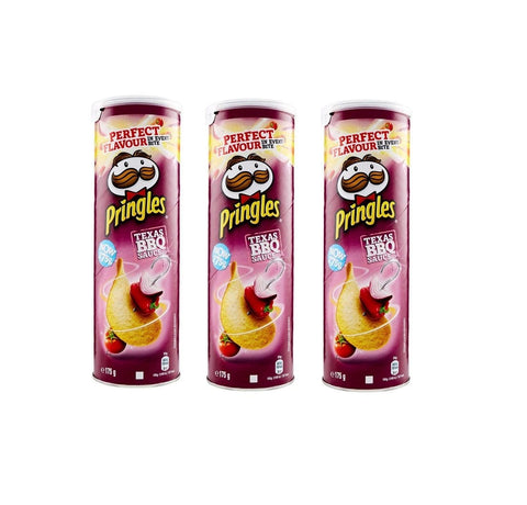 Pringles Texas BBQ Barbecue pack 3x160g - Italian Gourmet UK