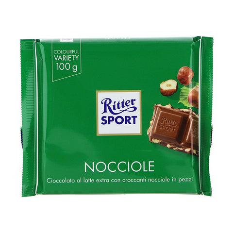 Ritter Sport Chocolate snack 1x100gr Ritter Sport Hazelnuts 100g 4000417222008