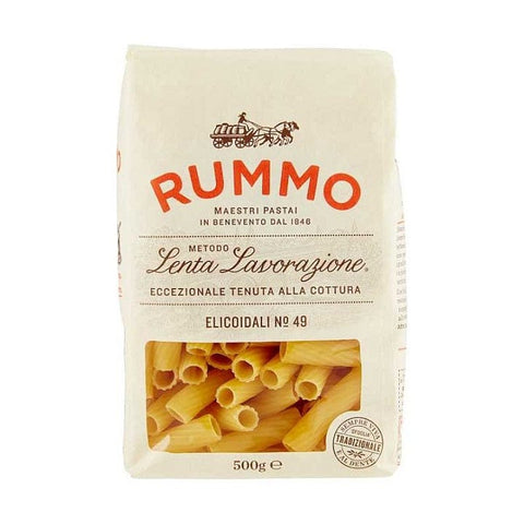 Rummo Pasta Rummo Elicoidali N°49 Lenta Lavorazione Durum Wheat Semolina Pasta 500g Bronze Drawing